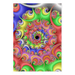Easter Egg Spiral Fractal business cards
