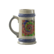 Easter Egg Spiral Fractal Mug