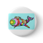 Easter Egg Whale buttons