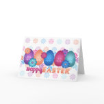 Easter Eggs and Spring Flowers cards