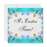 Easter Eggs, Flowers, & Birds Set Custom Announcements
