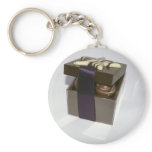 Easter eggs in a chocolate box keychains