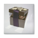 Easter eggs in a chocolate box magnets