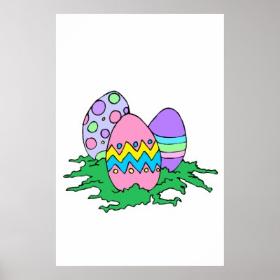 Easter Eggs Print by muenks3