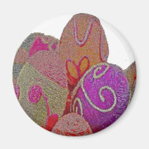 EASTER EGGS REFRIGERATOR MAGNETS