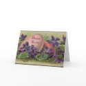 Easter Eggs & Violets cards