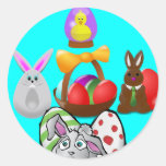 Easter Fun Round Sticker