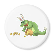 Easter Gator Magnet
