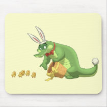 Easter Gator Mousepad