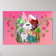 Easter!  Get into it..pink Poster