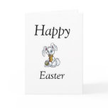 Easter Greeting Card Vertical Template