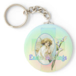 EASTER GREETINGS by SHARON SHARPE Keychains