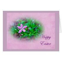 Easter Greetings Deptford Pink Wildflower Cards