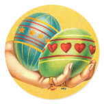 Easter Greetings Eggs stickers
