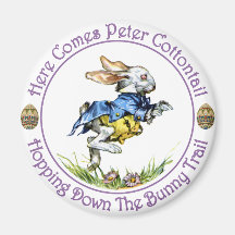 Easter - Here Comes Peter Cottontail Refrigerator Magnets