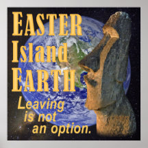 EASTER Island EARTH Print