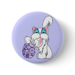 easter kitty buttons