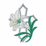 Easter Lily and Cross embroidered shirts