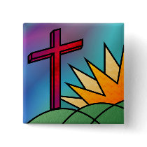 Easter Morning Button