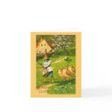Easter Parade With Rabbit and Chicks cards