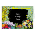 Easter photo frame greeting cards