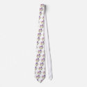 Easter Purple Iris Tie