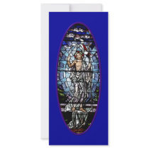 Easter: Resurrection of Christ stained glass Rack Card
