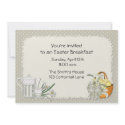 Easter Sage Green Invitation