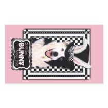Easter - Some Bunny Loves You - Border Collie Rectangle Sticker