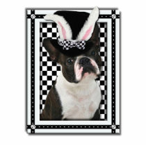 Easter - Some Bunny Loves You - Boston Terrier Cut Outs