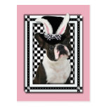 Easter - Some Bunny Loves You - Boston Terrier Postcards