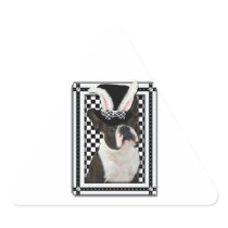 Easter - Some Bunny Loves You - Boston Terrier Sticker