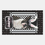 Easter - Some Bunny Loves You - Boston Terrier Rectangular Sticker