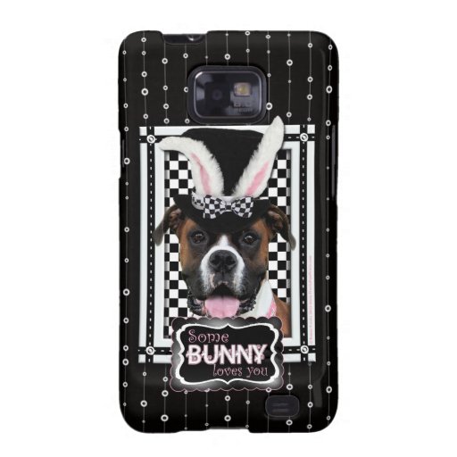 Easter - Some Bunny Loves You - Boxer Samsung Galaxy S2 Cases