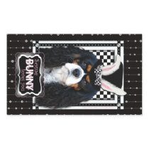 Easter - Some Bunny Loves You - Cavalier TriColor Rectangular Sticker