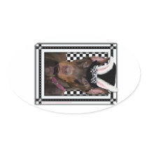 Easter - Some Bunny Loves You - Doberman Sticker