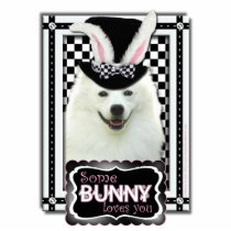 Easter - Some Bunny Loves You - Eskie Acrylic Cut Out