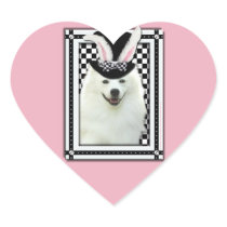 Easter - Some Bunny Loves You - Eskie Heart Sticker