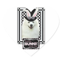 Easter - Some Bunny Loves You - Eskie Heart Sticker