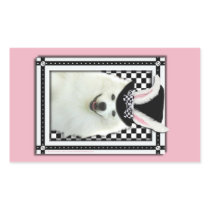 Easter - Some Bunny Loves You - Eskie Rectangle Sticker