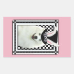 Easter - Some Bunny Loves You - Eskie Rectangle Sticker