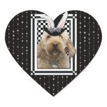 Easter - Some Bunny Loves You - GoldenDoodle Heart Sticker
