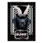Easter - Some Bunny Loves You - Labrador - Black Cards