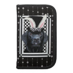 Easter - Some Bunny Loves You - Labrador - Black Folio Planner