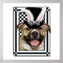 Easter - Some Bunny Loves You - Pitbull Poster