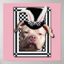 Easter - Some Bunny Loves You - Pitbull Print