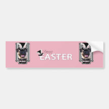 Easter - Some Bunny Loves You - Pug Bumper Sticker