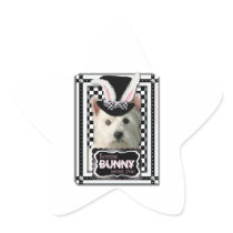 Easter - Some Bunny Loves You - Westie Star Sticker