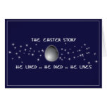 Easter Story Christian easter card