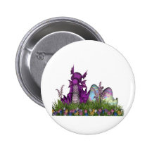 Easter Surprise Baby Dragon Pins